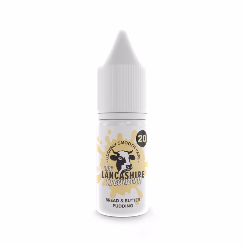 Bread & Butter Pudding Nic Salt E-Liquid by the Lancashire Creamery