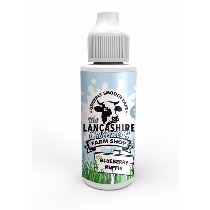 Blueberry Muffin Shortfill E-Liquid by the Lancashire Creamery Farm Shop 100ml