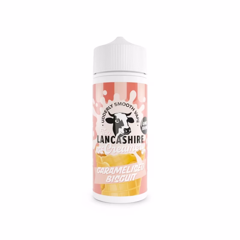 Caramelised Biscuit Shortfill E-Liquid by the Lancashire Ice Creamery 100ml