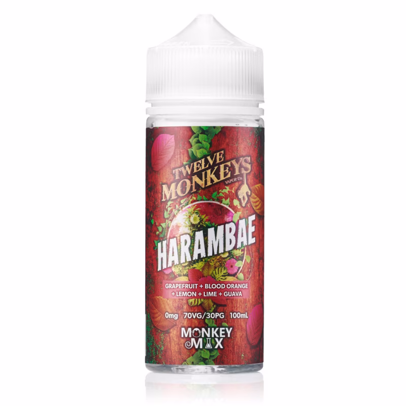 Harambae Shortfill E-Liquid by Twelve Monkeys 100ml