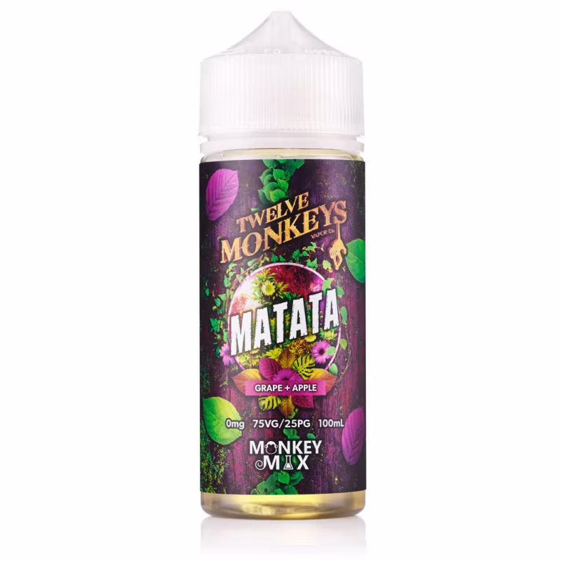 Matata Shortfill E-Liquid by Twelve Monkeys 100ml