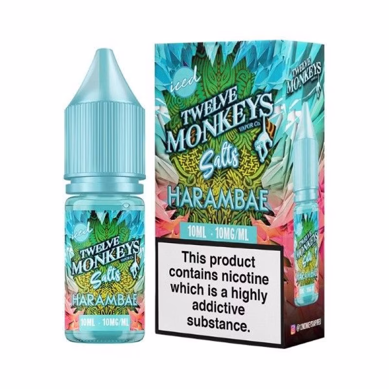 Harambae Iced Nic Salt E-Liquid by Twelve Monkeys Salts