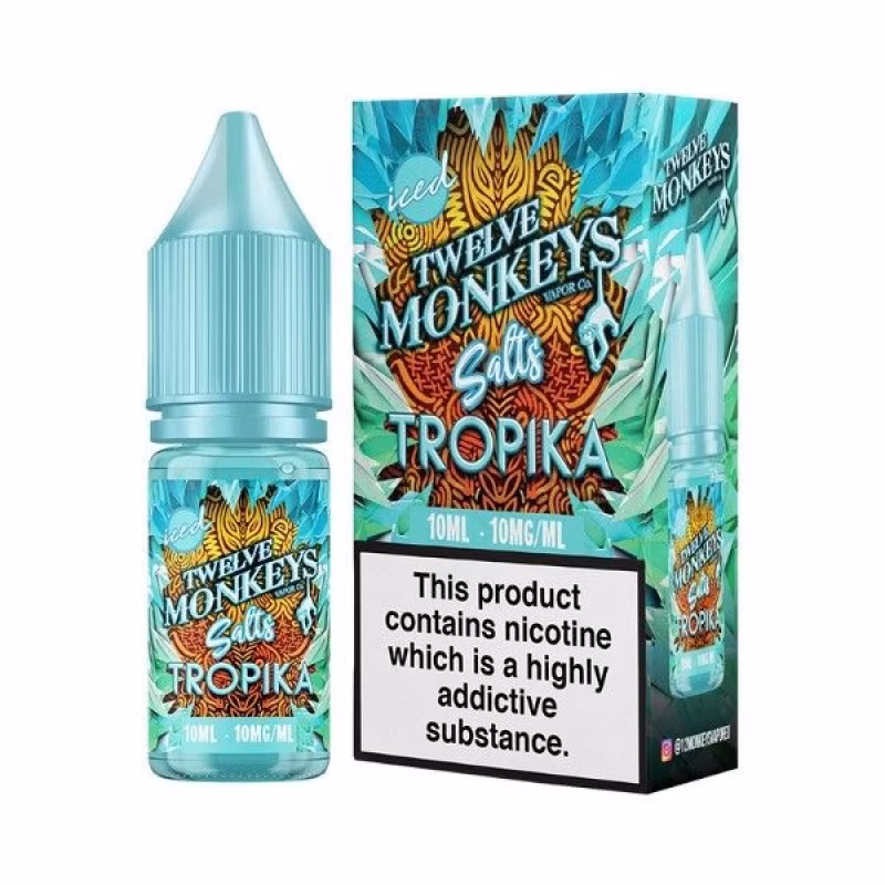 Tropika Iced Nic Salt E-Liquid by Twelve Monkeys Salts