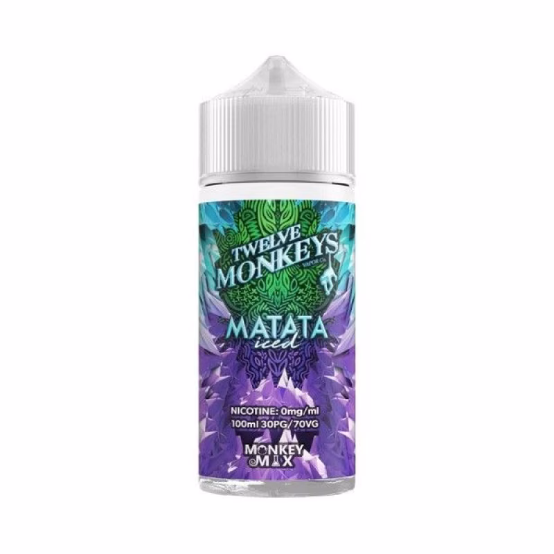 Matata Iced Shortfill E-Liquid by Twelve Monkeys 100ml