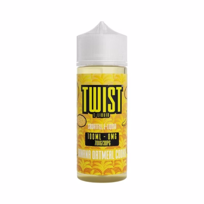 Banana Oatmeal Cookie Shortfill E-Liquid by Twist 100ml
