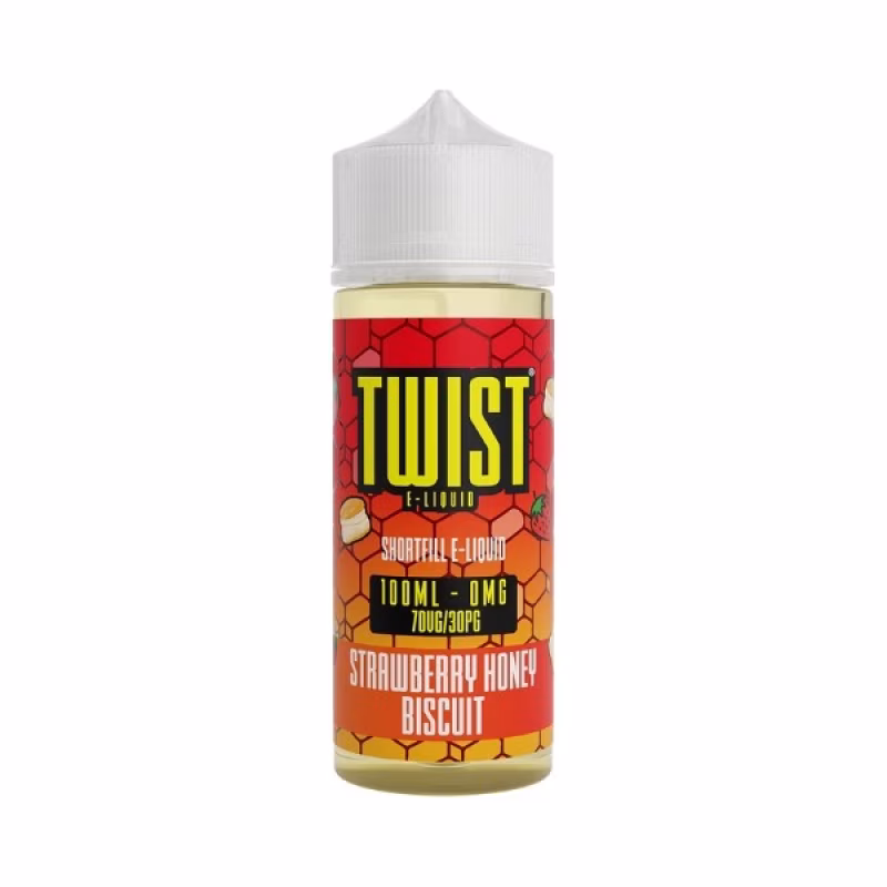 Strawberry Honey Biscuit Shortfill E-Liquid by Twist 100ml