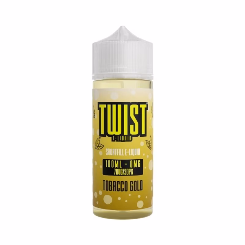 Tobacco Gold Shortfill E-Liquid by Twist 100ml