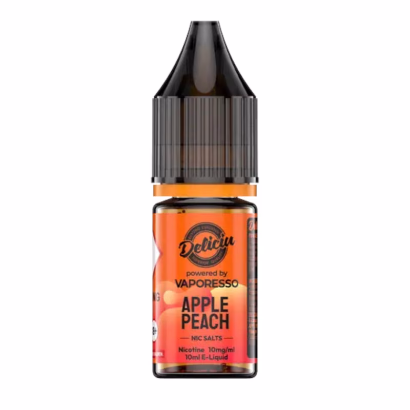Apple Peach Nic Salt E-Liquid by Deliciu V2