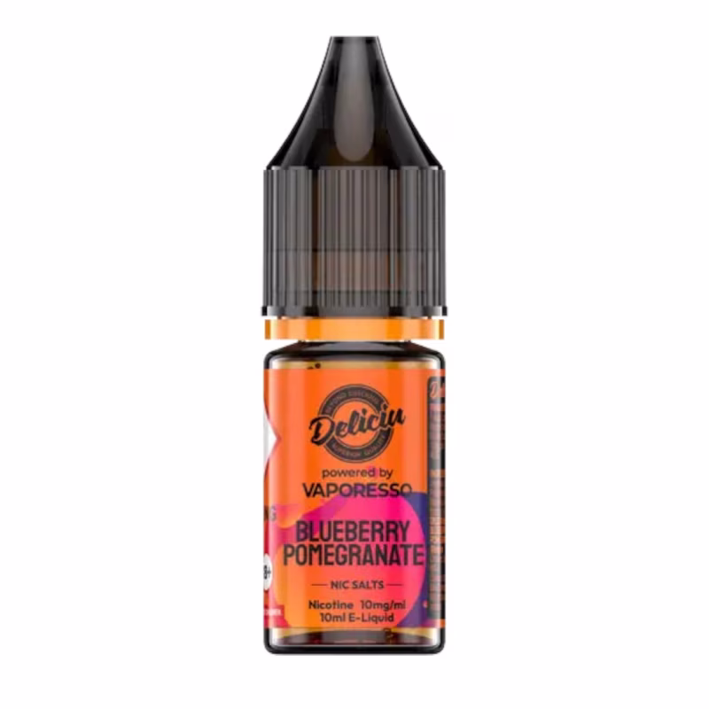 Blueberry Pomegranate Nic Salt E-Liquid by Deliciu V2