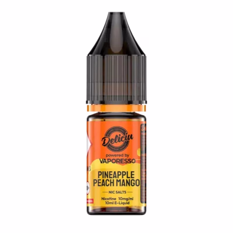 Pineapple Peach Mango Nic Salt E-Liquid by Deliciu V2