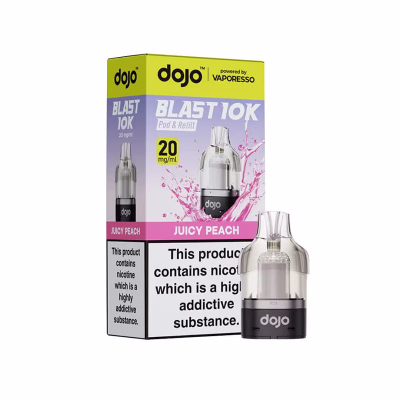 Juicy Peach Prefilled Pod by Vaporesso Dojo Blast 10K