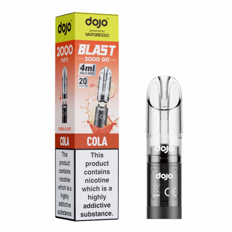 Cola Prefilled Pod by Vaporesso Dojo Blast 2000 Go