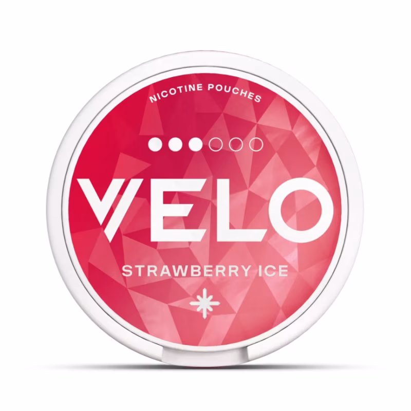 Strawberry Ice Nicotine Pouches by Velo