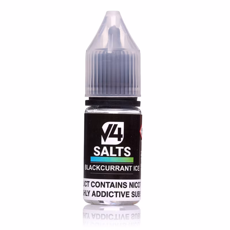 Blackcurrant Ice Nic Salt E-Liquid by V4 Vapour