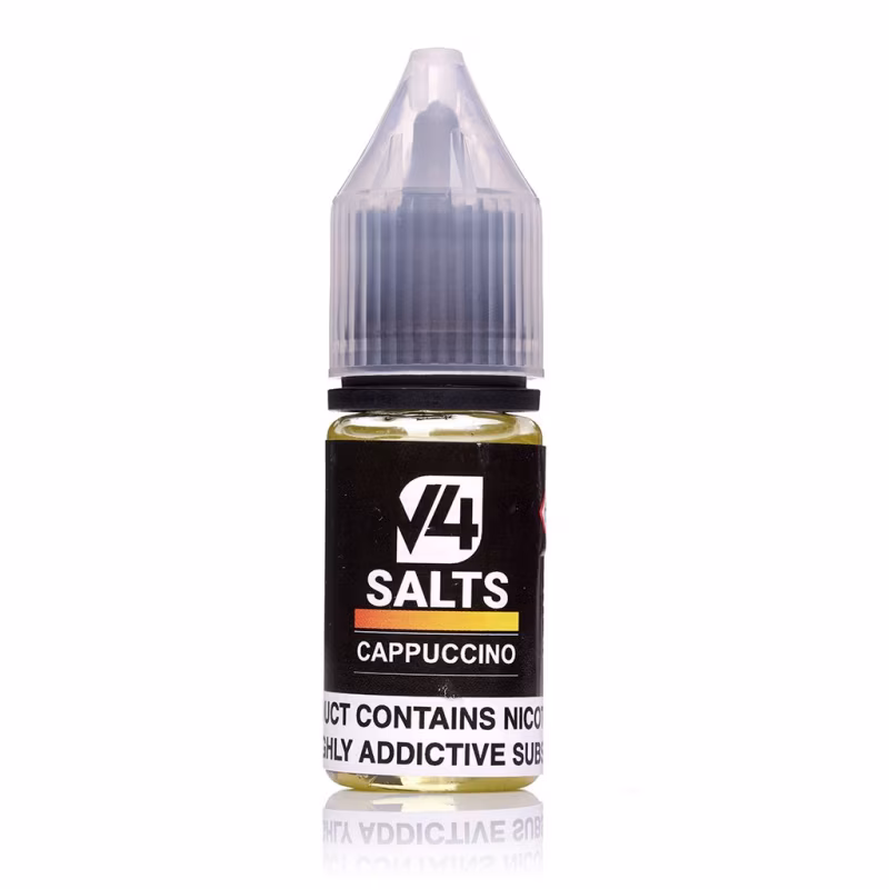 Cappuccino Nic Salt E-Liquid by V4 Vapour