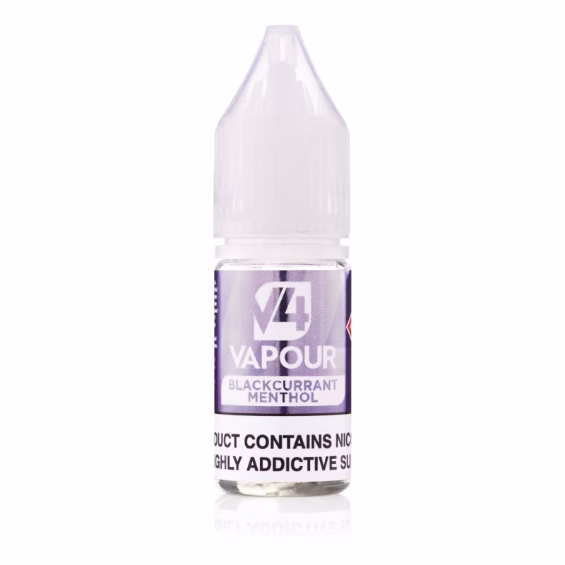 Blackcurrant Menthol 50/50 E-Liquid by V4 Vapour