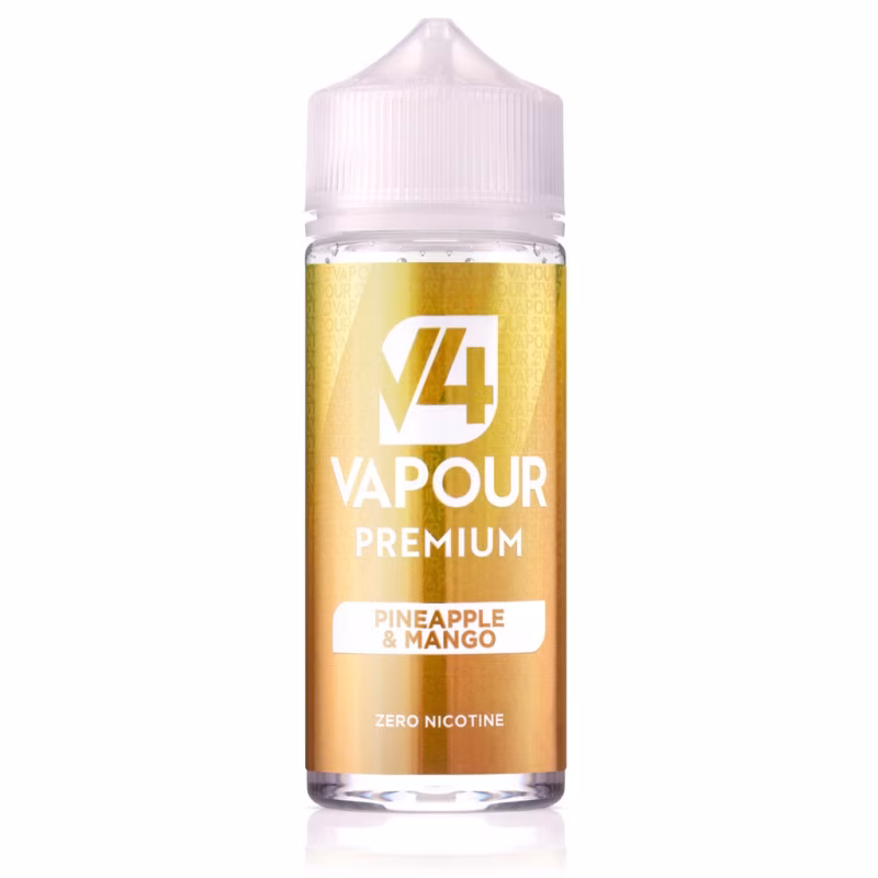 Pineapple & Mango Shortfill E-Liquid by V4 Vapour 100ml