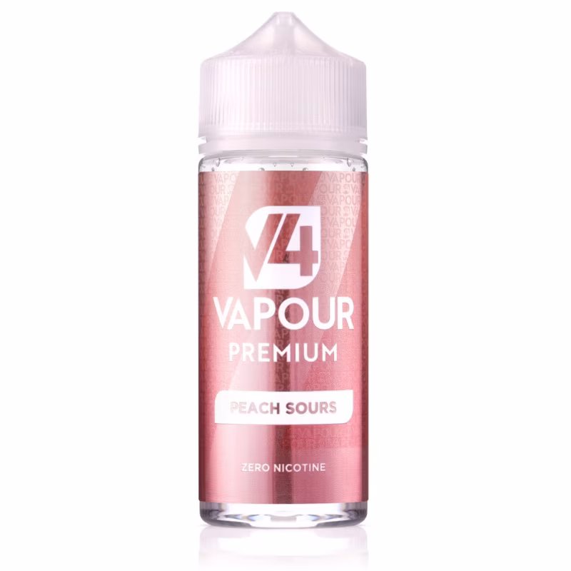 Peach Sours Shortfill E-Liquid by V4 Vapour 100ml