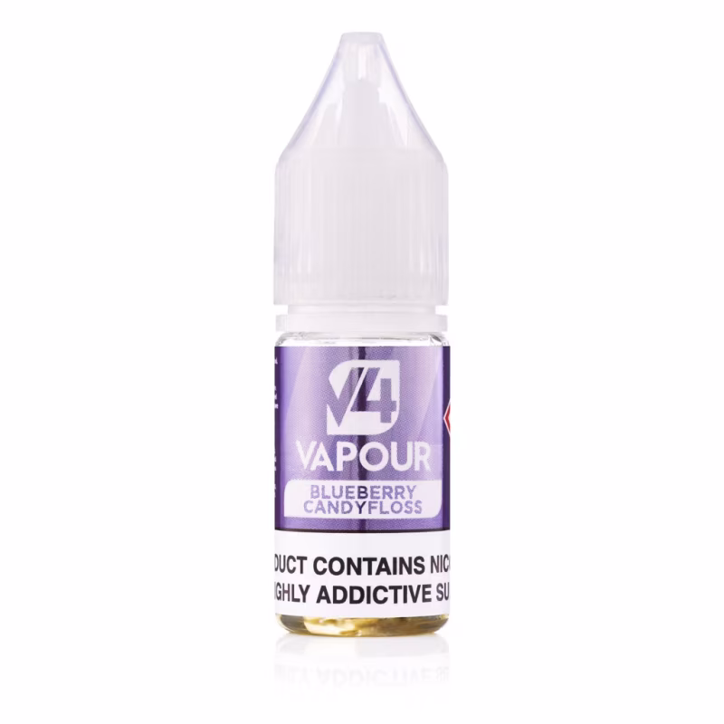 Blueberry Candyfloss 50/50 E-Liquid by V4 Vapour