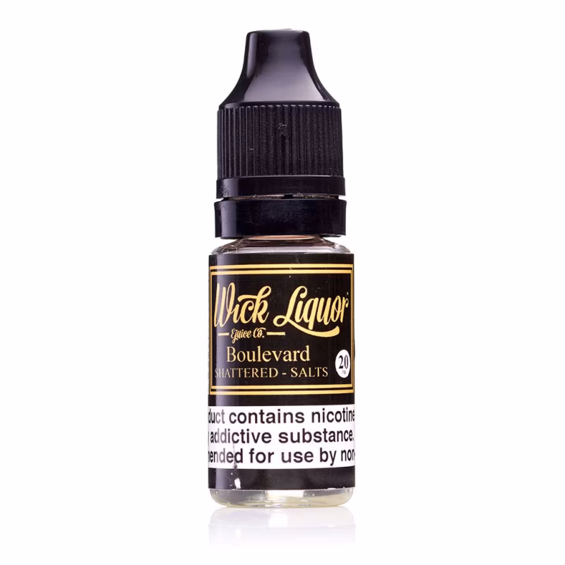 Boulevard Shattered Nic Salt E-Liquid by Wick Liquor