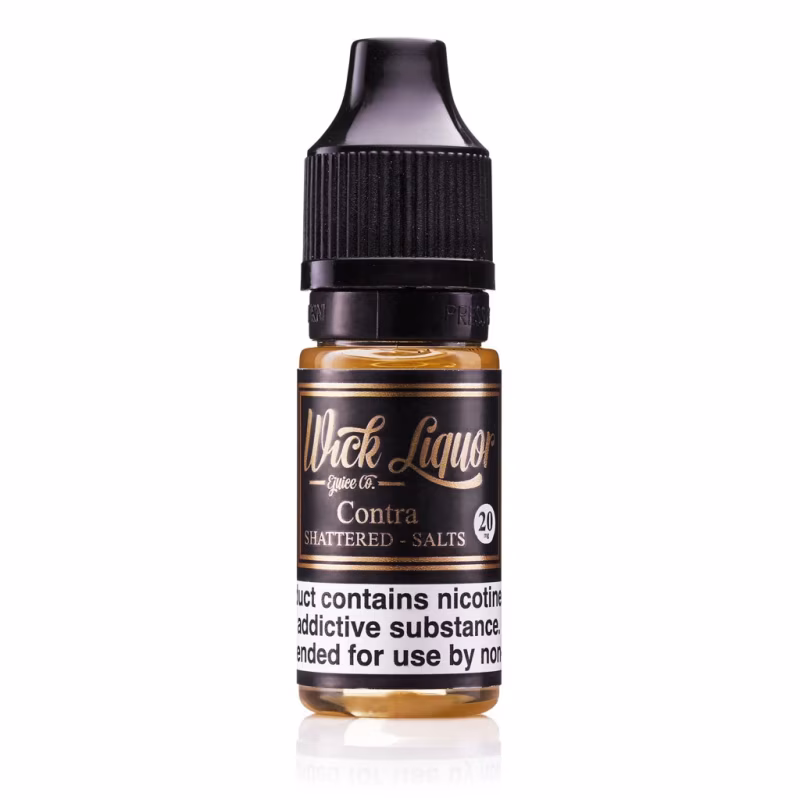 Contra Shattered Nic Salt E-Liquid by Wick Liquor