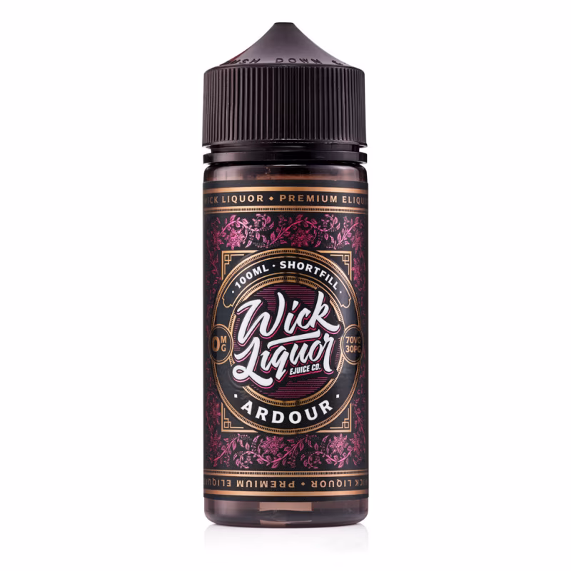 Ardour Shortfill E-Liquid by Wick Liquor 100ml