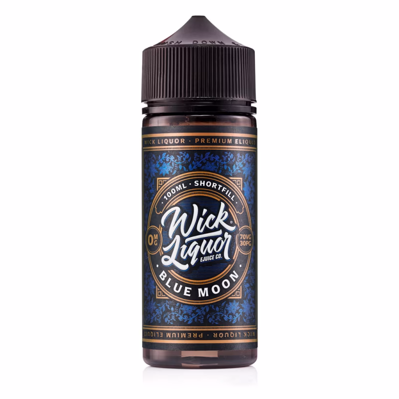 Blue Moon Shortfill E-Liquid by Wick Liquor 100ml