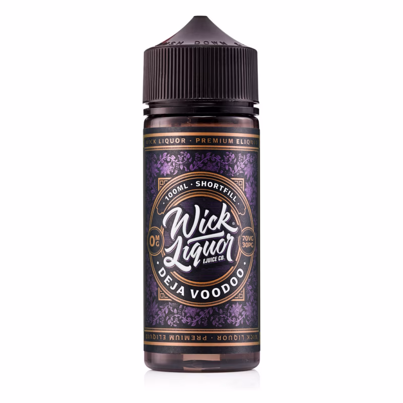 Deja Voodoo Shortfill E-Liquid by Wick Liquor 100ml