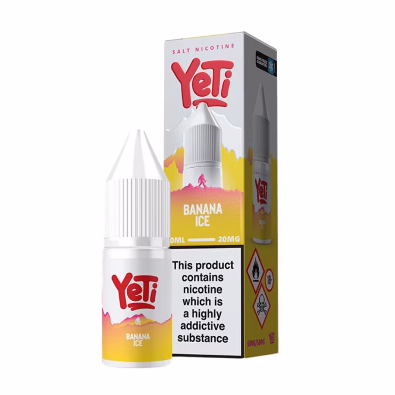 Banana Ice Nic Salt E-Liquid by Yeti Summit