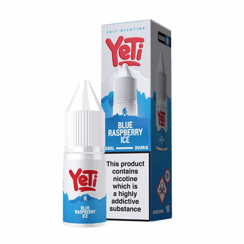 Blue Raspberry Ice Nic Salt E-Liquid by Yeti Summit