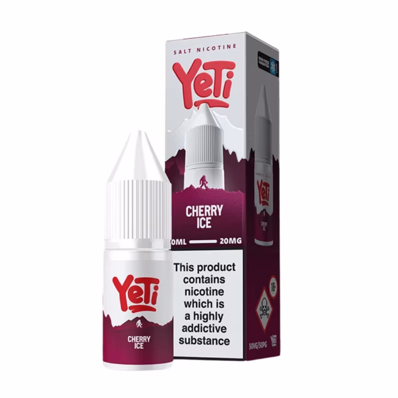 Cherry Ice Nic Salt E-Liquid by Yeti Summit