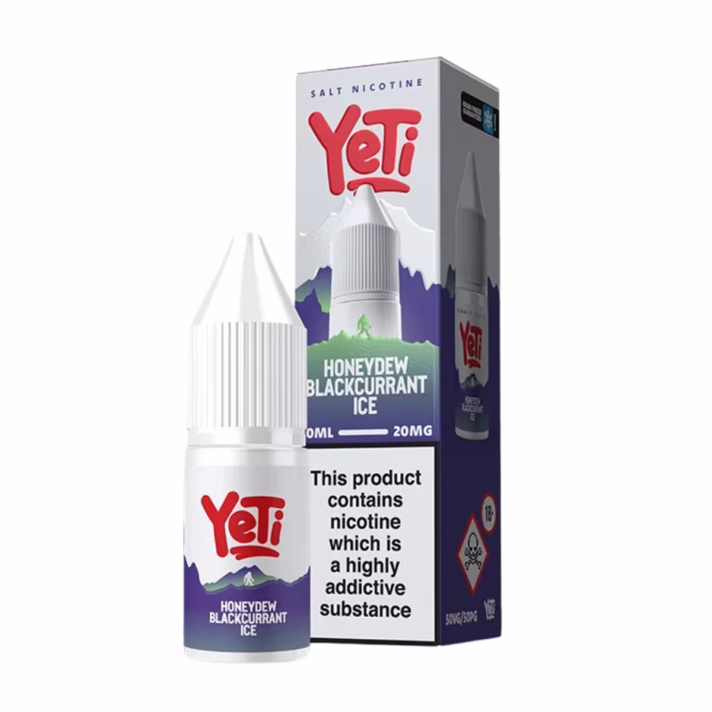 Honeydew Blackcurrant Ice Nic Salt E-Liquid by Yeti Summit