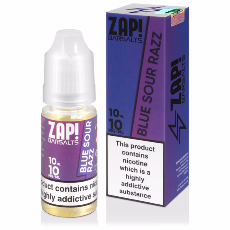 Blue Sour Razz Nic Salt E-Liquid by Zap! Bar Salts