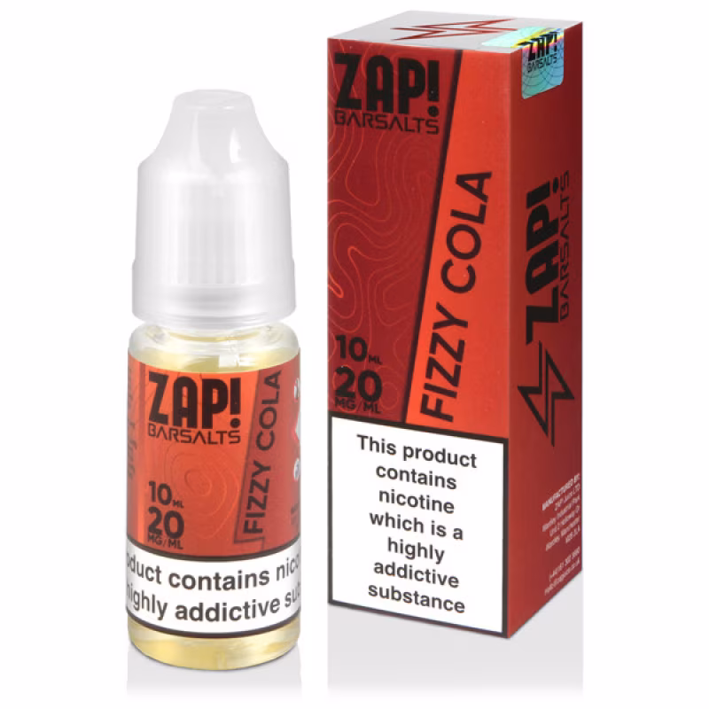 Fizzy Cola Nic Salt E-Liquid by Zap! Bar Salts