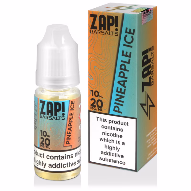 Pineapple Ice Nic Salt E-Liquid by Zap! Bar Salts