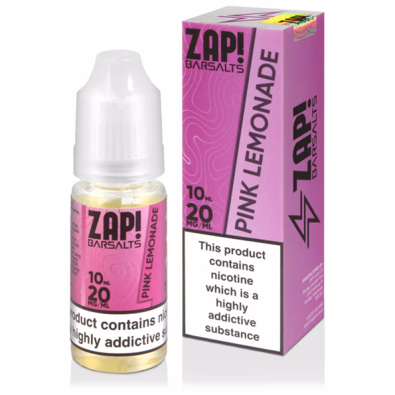 Pink Lemonade Nic Salt E-Liquid by Zap! Bar Salts
