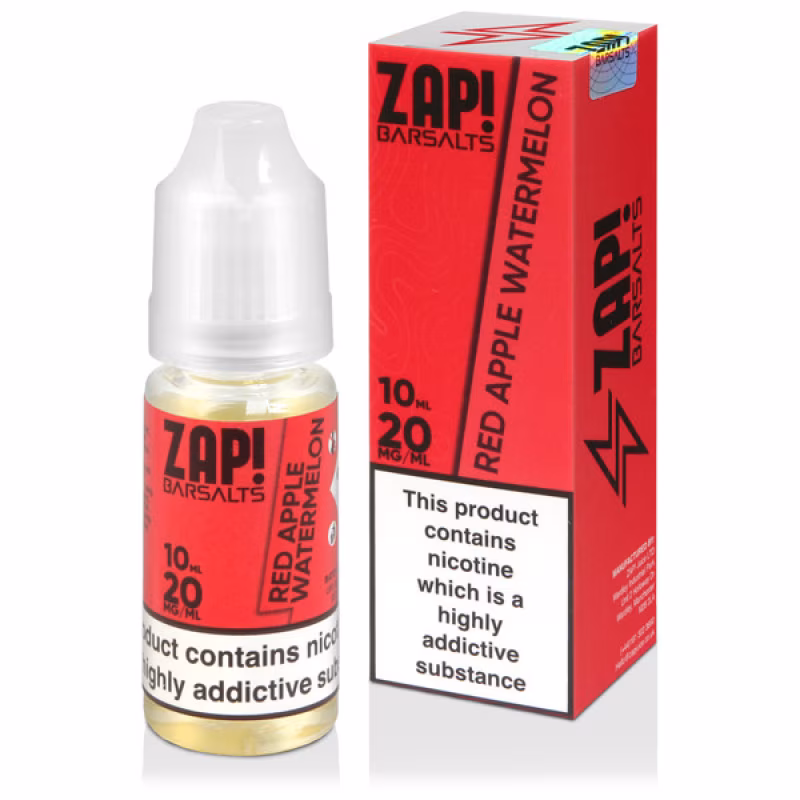 Red Apple Watermelon Nic Salt E-Liquid by Zap! Bar Salts