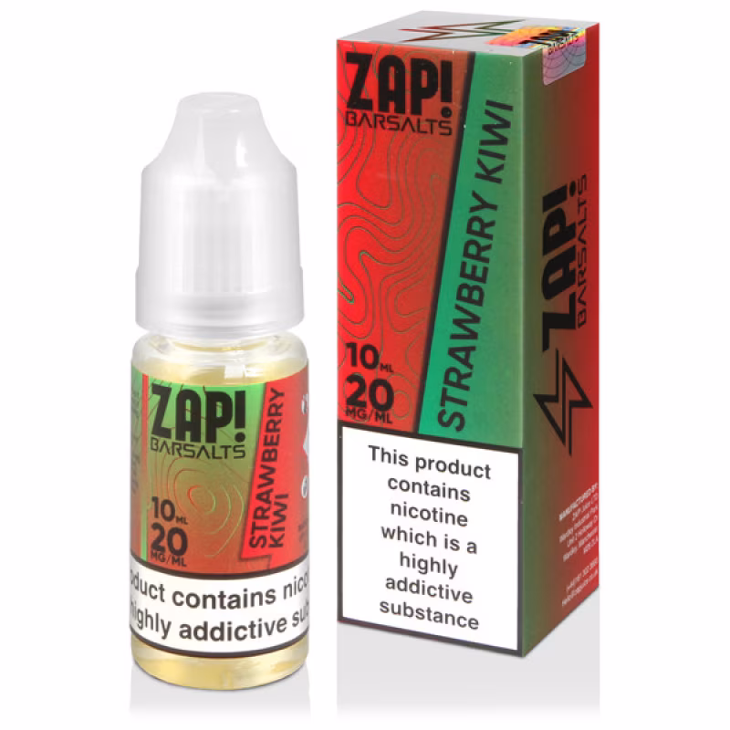 Strawberry Kiwi Nic Salt E-Liquid by Zap! Bar Salts