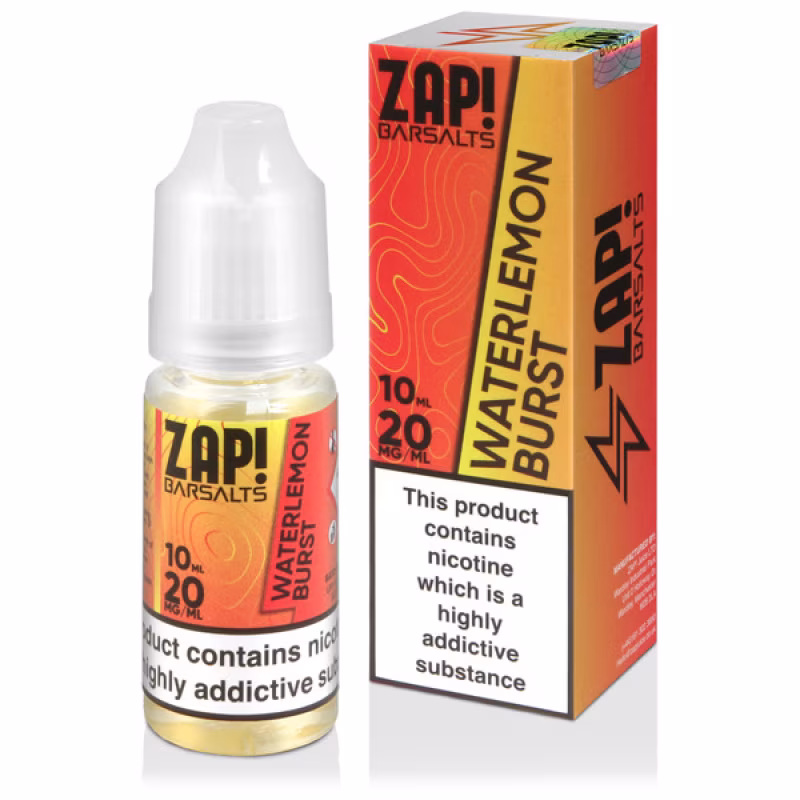 Waterlemon Burst Nic Salt E-Liquid by Zap! Bar Salts