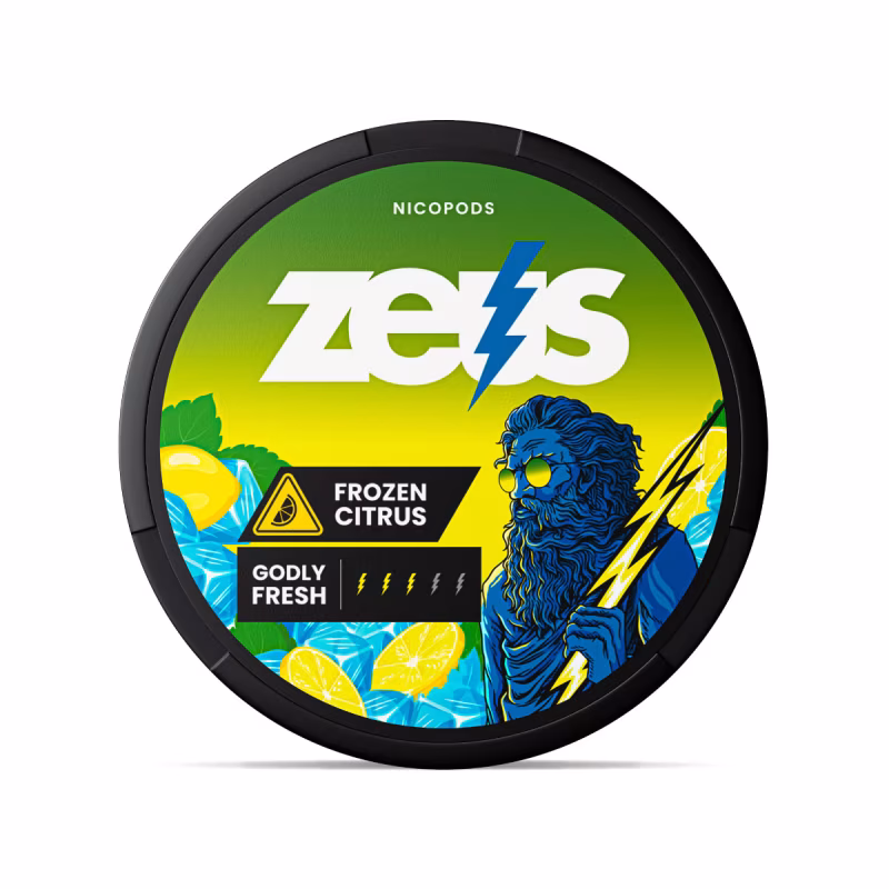 Frozen Citrus Nicotine Pouches by Zeus