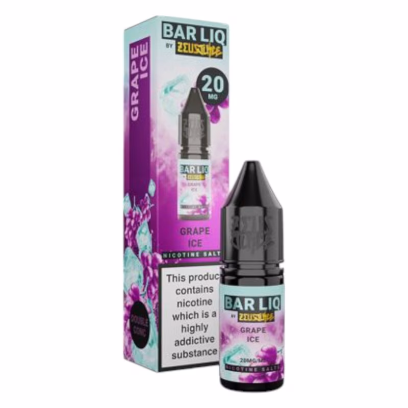 Grape Ice Nic Salt E-Liquid by Zeus Juice Bar Liq