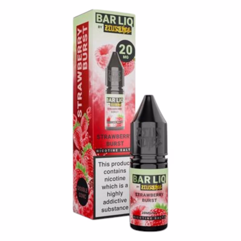 Strawberry Burst Nic Salt E-Liquid by Zeus Juice Bar Liq
