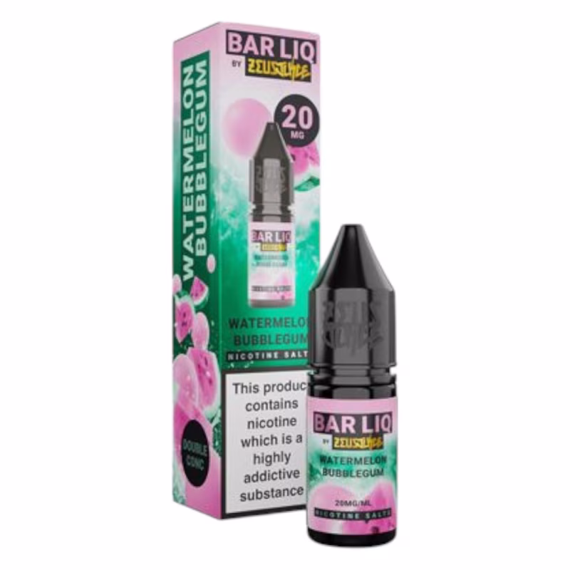 Watermelon Bubblegum Nic Salt E-Liquid by Zeus Juice Bar Liq